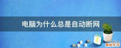 电脑为什么总是自动断网