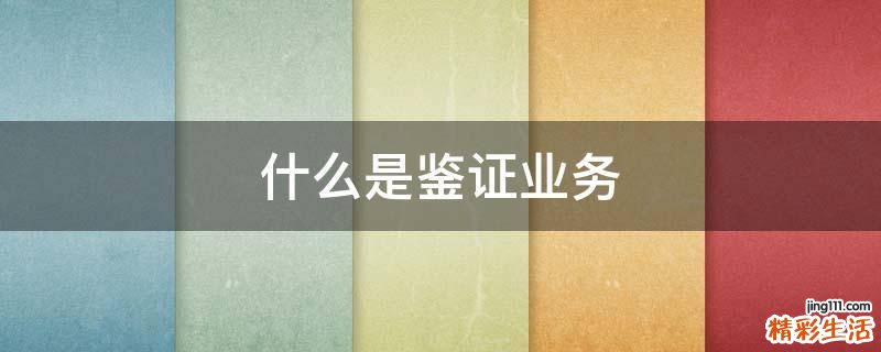 什么是鉴证业务