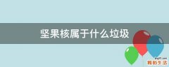 坚果核属于什么垃圾