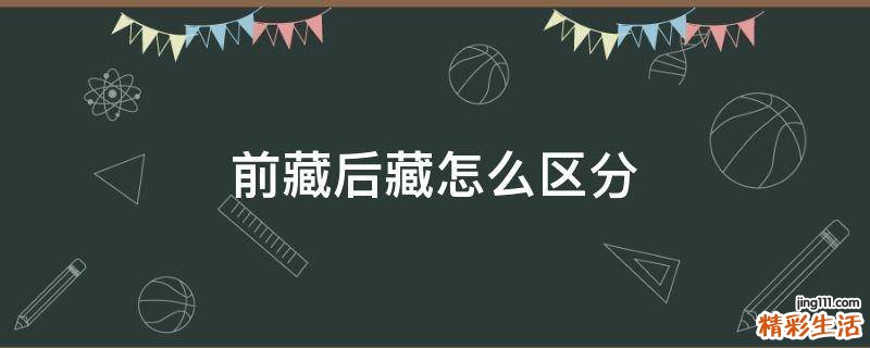 前藏后藏怎么区分