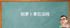 刻萝卜章犯法吗