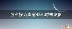 怎么投诉卖家48小时未发货