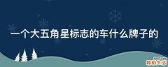 一个大五角星标志的车什么牌子的