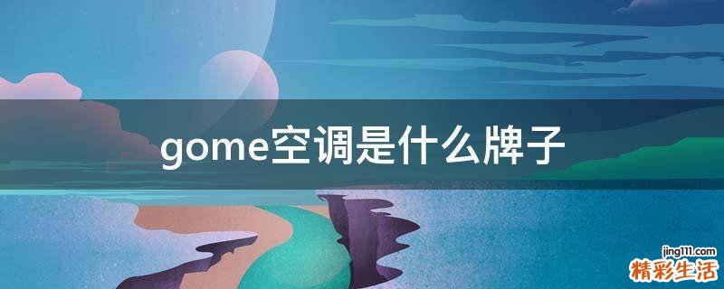 gome空调是什么牌子