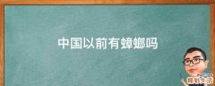 中国以前有蟑螂吗