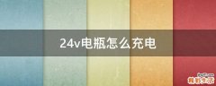 24v电瓶怎么充电