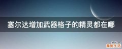 塞尔达增加武器格子的精灵都在哪