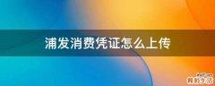 浦发消费凭证怎么上传