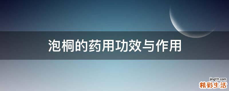 泡桐的药用功效与作用