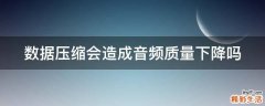 数据压缩会造成音频质量下降吗