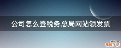 公司怎么登税务总局网站领发票