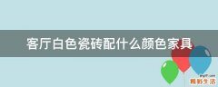 客厅白色瓷砖配什么颜色家具