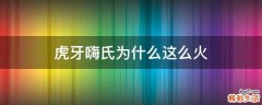 虎牙嗨氏为什么这么火