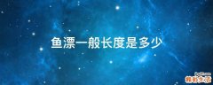 鱼漂一般长度是多少