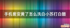 手机套变黄了怎么洗白小苏打白醋