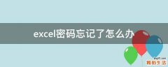 excel密码忘记了怎么办