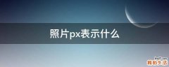 照片px表示什么