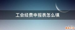 工会经费申报表怎么填