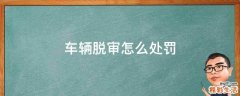 车辆脱审怎么处罚