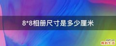 8*8相册尺寸是多少厘米