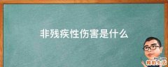 非残疾性伤害是什么