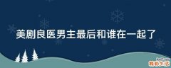美剧良医男主最后和谁在一起了