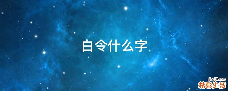 白令什么字