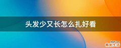 头发少又长怎么扎好看