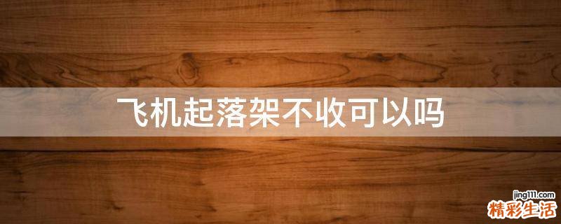 飞机起落架不收可以吗