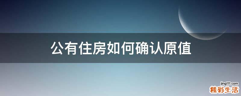 公有住房如何确认原值