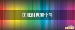 匡威耐克哪个号