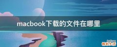 macbook下载的文件在哪里