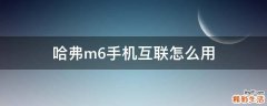 哈弗m6手机互联怎么用