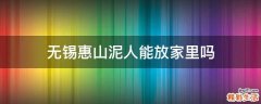 无锡惠山泥人能放家里吗