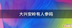 大兴安岭有人参吗