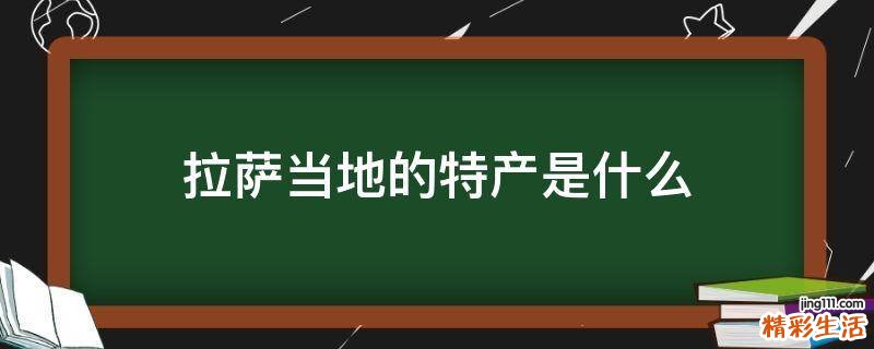 拉萨当地的特产是什么