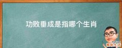 功败垂成是指哪个生肖