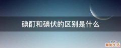 碘酊和碘伏的区别是什么
