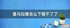 喜马拉雅怎么下载不了了