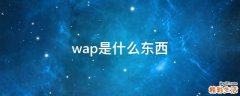 wap是什么东西