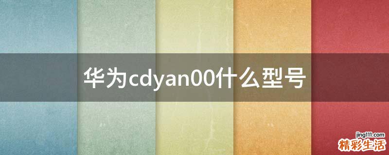 华为cdyan00什么型号
