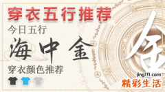 2023年五行穿衣7月5日 2023年每日五行穿衣幸运色