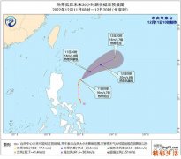 12月11日菲律宾以东热带低压或加强为今年第25号台风 未来对我国无影响