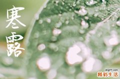 2024年寒露是几点几分几秒 2024年寒露作梁吉利吗