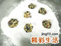 包元宵教程 果仁芝士蔓越莓元宵做法