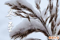 2024年冬至是幾月 冬至氣象變化