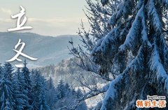 今天什么时候立冬是几点几分2024 立冬气象变化