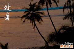 2024年农历几号处暑 2024年处暑这天日子怎样