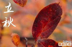 2024立秋时间几点几分 立秋节气具体时间