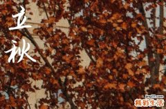 2024年立秋是星期几 2024年立秋扫舍合适吗